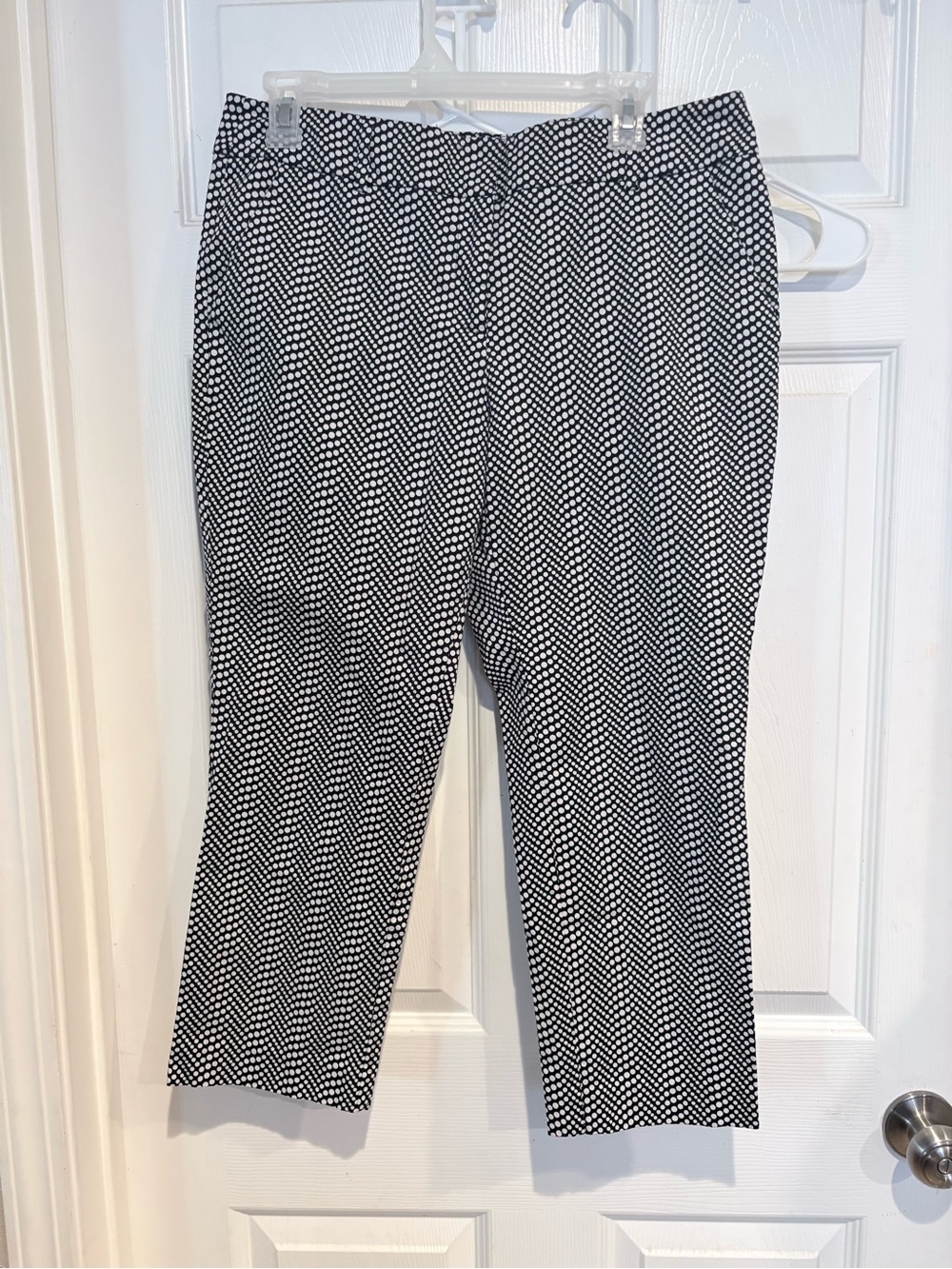 New York & Company Black and White Geometric Men’s Trousers